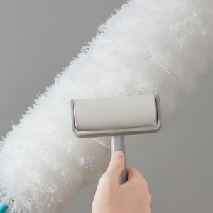 Plumeau réutilisable avec manche long réglable, plumeau en microfibre lavable, produit de nettoyage ménager - Product Image 5