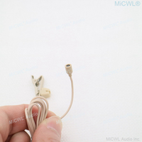 Beige Mini LAVALIER CLIP SUR MICROPHONE OMNI-DIRECTIONAL POUR SK100 EW100 G1 G2 G3 G4 EW300 EW500 3.5mm Local Sennheis Plug Noir