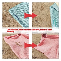 Serviette de plage turque multifonctionnelle à séchage rapide, absorbante, multicolore, ornée de diamants, faite à la main avec des pompons, idéale pour les voyages en bord de mer