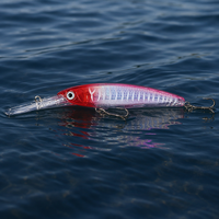 Umpan Pancing Lip Minnow Besar 17cm 30g, Umpan Keras Buatan Mengambang untuk Mancing di Laut, Sungai, Air Asin, Ikan Kakap, Pike, Marlin, dan Ikan Mas