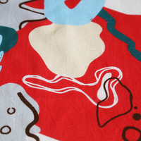 Tissu en satin de coton pour vêtements, toucher soyeux et lisse, impression numérique personnalisée, approvisionnement direct d'usine, MOQ 1 mètre