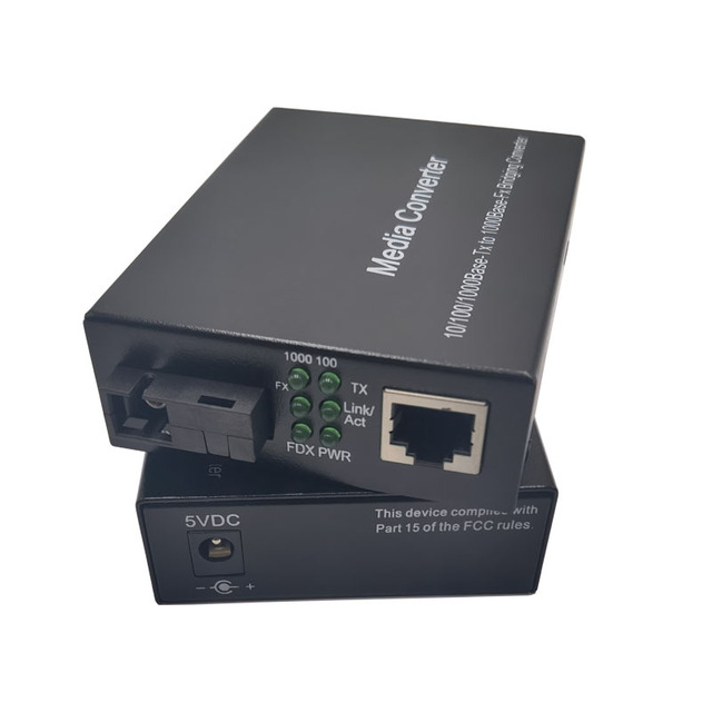 Gigabit 1000M Media Converter Single Mode Dedicated for Large LED Screens Fiber Optic Transceiver