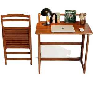 Computer desk, bedroom, home desk, bookshelf integrated <b>table</b>, student study desk, simple rectangular <b>office</b> desk - Product Image 5