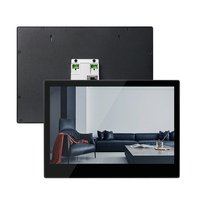 Tuya dasbor rumah pintar 10.1 inci/kontrol 4 Panel sentuh, WiFi, layar sentuh Tablet Android, otomatisasi rumah dengan RS485