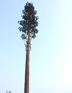 पर्यावरण के अनुकूल कैमलॉफ्ड ट्री संचार टॉवर जीएसएम एंटीना टॉवर प्राकृतिक रूप से 20 मीटर ऊंचाई सीमा - Product Image 5