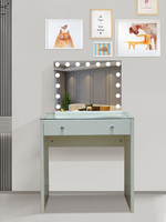 Offre Spéciale Spray peinture haute brillance petit haut-parleur coiffeuse 2 3 tiroirs épaissi Table à ongles chambre coiffeuse