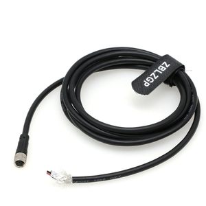 Cable de Conexión ZBLZGP M8 de 4 Pines, 5M, 24AWG, Blindado, PVC, IP67, para Sensor/Actuador Keyence, Siemens, Omron, IFM - Product Image 2