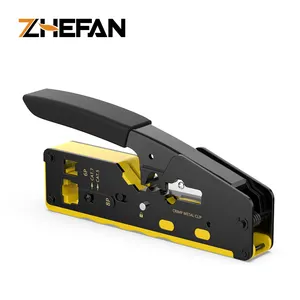 Nhà máy OEM Eazy RJ45 công cụ uốn tóc bồng Kìm zhefan đi qua Eazy RJ45 công cụ đi qua crimper công cụ