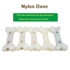 Giocattolo da Masticare per Cani Quasi Indistruttibile Osso in Nylon con Profumo di Manzo per Cani che Masticano Aggressivamente - Product Image 3