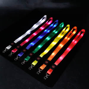 Neón LED <span class=keywords><strong>collar</strong></span> cuello cordón Navidad diversión iluminar RGB carnaval crucero luminoso intermitente Material de nailon para graduación - Product Image 3