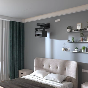 <span class=keywords><strong>Support</strong></span> mural <span class=keywords><strong>universel</strong></span> pour projecteur Yinzam PH39 pour projecteurs Hisense, JMGO, XGIMI, Dangbei, avec adaptateur caché - Product Image 6