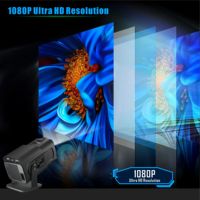 Projecteur portable extérieur de haute qualité Full HD HY320 Dual WiFi6 1920*1080P avec décodage 4K, Android 11, Allwinner H713, BT5.0