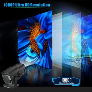 高品质全高清 HY320 双 WiFi6 1920*1080P 4K 解码 Android11 全志 H713 BT5.0 户外便携式投影仪 - Product Image 5