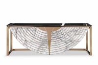 Meuble console de conception italienne, rangement d'entrée et mobilier décoratif, matériaux haut de gamme, meuble de rangement pour la maison