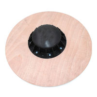 Planche d'équilibre en bois durable HZHR HR26060403 pour la rééducation et l'entraînement sportif