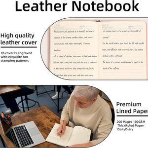 Cuaderno de Citas Inspiradoras, <span class=keywords><strong>Diario</strong></span> de Tapa Dura con Estampado Dorado, Cuaderno Motivacional para Personas - Product Image 5