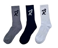 Personnalisé de haute qualité Loge Running Grip Football Girl Emballage Marque Chaussettes Hommes Football Basketball Chaussettes de Sport