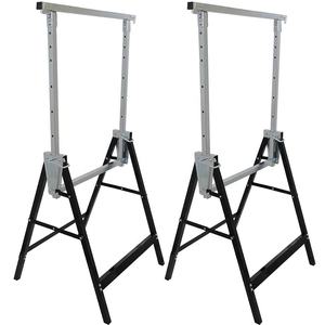 Caballete Telescópico Plegable para Constructores y Carpinteros, <span class=keywords><strong>Banco</strong></span> de <span class=keywords><strong>Trabajo</strong></span>, Burro de Aserrar - Product Image 1