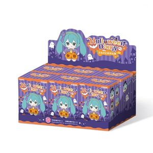 Authentique Original GONG Hatsune Mikku <span class=keywords><strong>Halloween</strong></span> Diary Series Blind Box Plush Doll Toy Cute Ornaments Home Mystery Boxes - Product Image 1