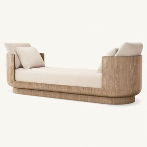 Cama de Pared Moderna Tapizada en Madera Sólida para Dormitorio o Sala de Estar - Product Image 2