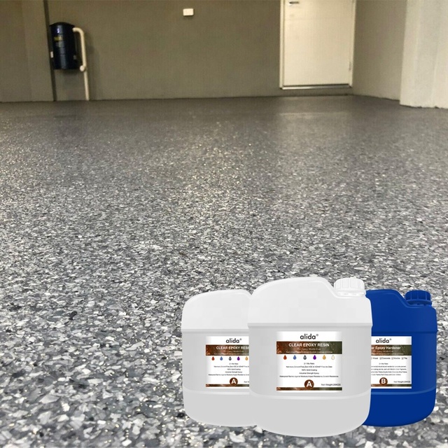 Flake Chips Epoxy Floor Coating Resin Epoxy Floor Coating and Hardener for Floor and Countertop Coating