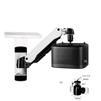 Support de projecteur mural Meisonic PR07 à bras à ressort à gaz, facile à utiliser, pour home cinéma, avec plateau intégré, robuste et réglable en hauteur