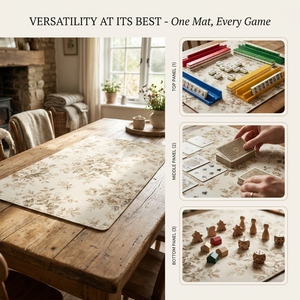 Tapis de table de mahjong américain personnalisé, grand, carré, pliable, antidérapant, avec support en caoutchouc, tapis de table de poker Texas Hold'em - Product Image 4