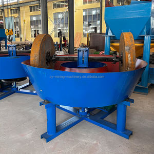Máquina de Extracción de Oro de Mineral Metálico de Alta Recuperación, Molino de Pan Húmedo para Mineral de Oro, Máquina de Molienda de Doble Rueda - Product Image 3