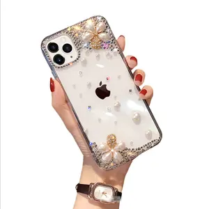 새로운 도착 3D 발레 소녀 블링 백 케이스 아이폰 8 플러스 아이폰 x xs 다이아몬드