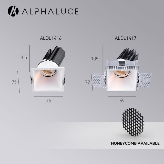 Multi Directional Ultra Thin Adjustable Led Rotating Trimless Recessed Light Dimmable Swivel Downlight