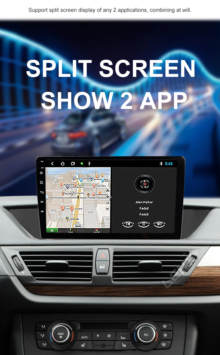 10.1 inch touch screen car multimedia gps navigation head unit system for bmw x1 e84 2009-2012 android 11