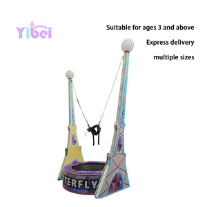 <span class=keywords><strong>Trampoline</strong></span> Commercial Professionnel pour Enfants, Lit Élastique Électrique, Jeu Mobile avec Treuil Manuel pour Enfants pour le Saut à l'Élastique - Product Image 3