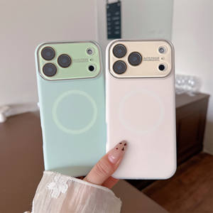 Funda de gel con tacto de piel y ventana grande, magnética, de cobertura total y a prueba de golpes, compatible con iPhone 17 Pro Max - Product Image 1
