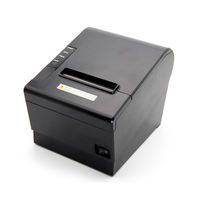 Impresora Térmica de Recibos POS de Escritorio de 80 mm con Cable USB, Compatible con Impresión de Etiquetas, Impresión de Facturas de Supermercado a 203 dpi