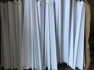 Abanico de mano gigante de bambú de 33 cm, arte popular, portátil, ZPB, con letras griegas, para danza, de la hermandad Zeta Phi Beta, con efecto de sonido craceler. - Product Image 3