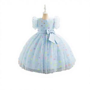 Robe de princesse haut de gamme pour fille de 1 an, idéale pour la danse, les spectacles et les concerts de piano - Product Image 1