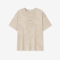 T-shirt vierge de luxe 235 GSM avec impression de logo personnalisé, coupe minimaliste moderne, 100 % coton filé à l'anneau, équivalent mode haut de gamme