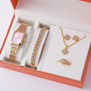 <span class=keywords><strong>Montre</strong></span>-<span class=keywords><strong>bracelet</strong></span> à quartz pour femme, cadran à aiguilles chronographe, motif de <span class=keywords><strong>lotus</strong></span> imprimé, <span class=keywords><strong>bracelet</strong></span> en alliage carré, nouvelle mode, charme professionnel - Product Image 5