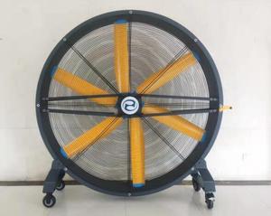 Ventilador de Piso Móvil HVLS de Gran Tamaño, Ahorro de Energía, con Ruedas, Independiente, para Fábricas, Hoteles, Almacenes, DC - Product Image 2
