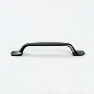 Furniture Handle Bar Aluminum Alloy <b>Black</b> 1633-96 Hole Spacing 96 Cabinet Minimalist Style - Product Image 1