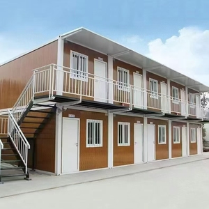 Venta directa de fábrica Sitio personalizado Uso portátil Tablero Casa Combinación Móvil Prefabricado Contenedor Casas para exteriores - Product Image 1