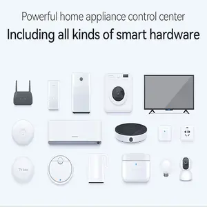 2024 control de voz Alexa incorporado tuya Smart Home ZigBee WiFi BLE Gateway Smart Life pantalla táctil de 7 pulgadas