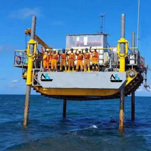 Camion à benne basculante amphibie moteur Cummins Kawasaki pelle sur chenilles hydraulique pour l'exploration de l'huile de moteur noyau de pompe en terrain marécageux - Product Image 1