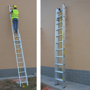Modern Designed <strong>Single</strong> Telescopic Lifting Engineering <strong>Ladder</strong> Thickened Household <strong>Aluminum</strong> Alloy Mobile <strong>Ladder</strong> Foldable - Product Image 3