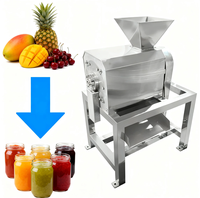 Automatische tomaten- en fruitpulper voor avocado, banaan, mango - machine voor het maken van groente- en fruitpuree met hoge productiviteit
