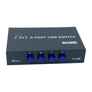 Nút chuyển đổi thủ công FJ-1A4B FJGEAR <span class=keywords><strong>4</strong></span> cổng USB2.0 <span class=keywords><strong>4</strong></span> trong 1 ra <span class=keywords><strong>4</strong></span> máy tính chia sẻ 1 máy in - Product Image 2