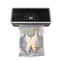 Automatique Mini Emballage Économiseur Sac Machine À Sceller Ménage Portable Machine De Poche Chaleur Alimentaire Scellant Sous Vide Rouleau