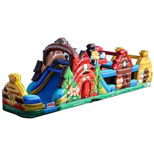 Château gonflable géant commercial à thème Panier d'œufs de Pâques 3D avec toboggan, structure de saut gonflable, château de saut, trampoline - Product Image 5