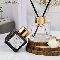 Flacon diffuseur de parfum décoratif de luxe pour la maison, 50 ml, flacons d'aromathérapie vides avec bouchon à vis, en stock