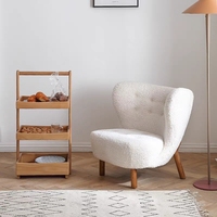 Ensemble de fauteuils confortables en bois massif faits à la main, sièges ergonomiques, meubles de salon et de chambre, style minimaliste, élégant et durable